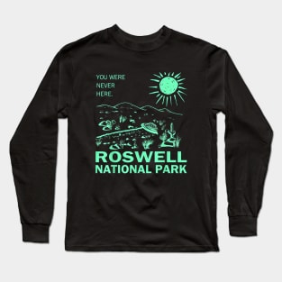 Roswell National Park UFO New Mexico Long Sleeve T-Shirt